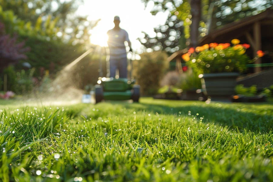 electric mulching mower